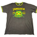 Jamaica 1962 West Indies Authentic Branding Co Black Graphic T Shirt Mens Size L