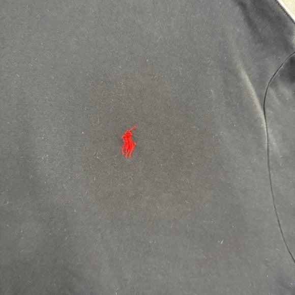 Polo Ralph Lauren Mens Track Jacket Black Red White Stripe Big Tall 3XB