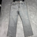 Baby Phat Jeans Distressed Light Wash Bootcut Size 18 Authentic Denim
