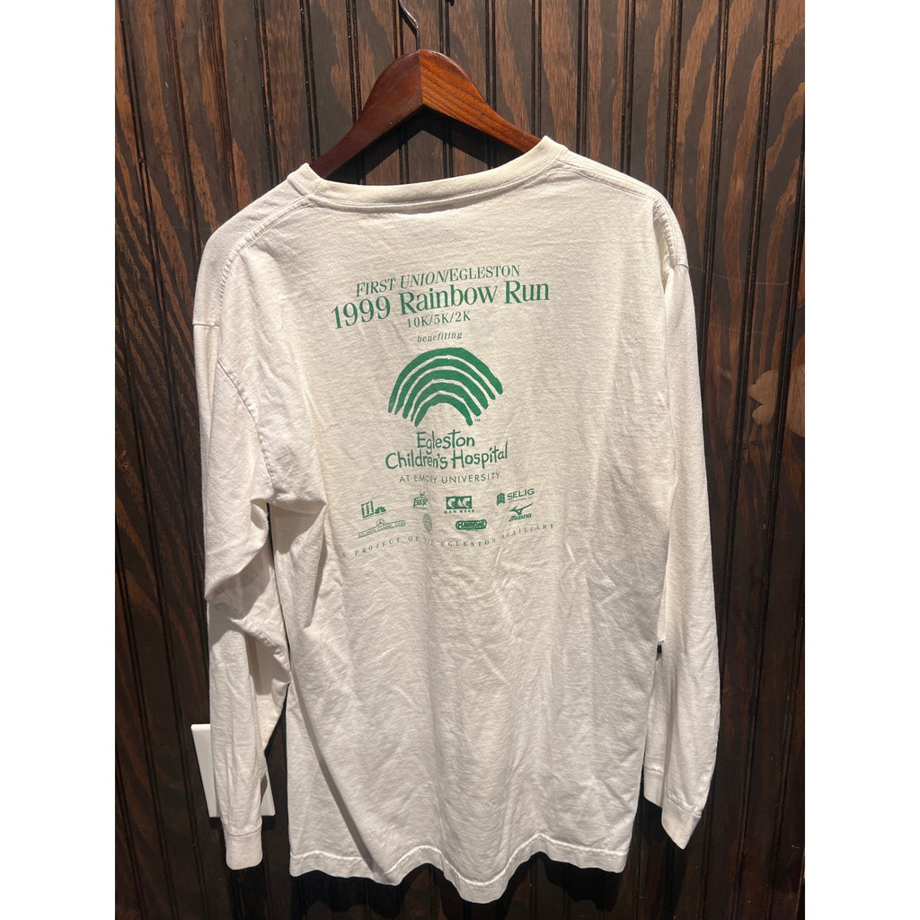 Vintage 1999 Egleston Rainbow Run Long Sleeve Shirt Centennial Olympic Park
