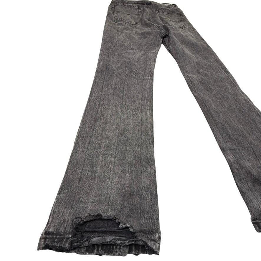 Balenciaga Lost Tape Flare Size 30 Washed Black Jeans