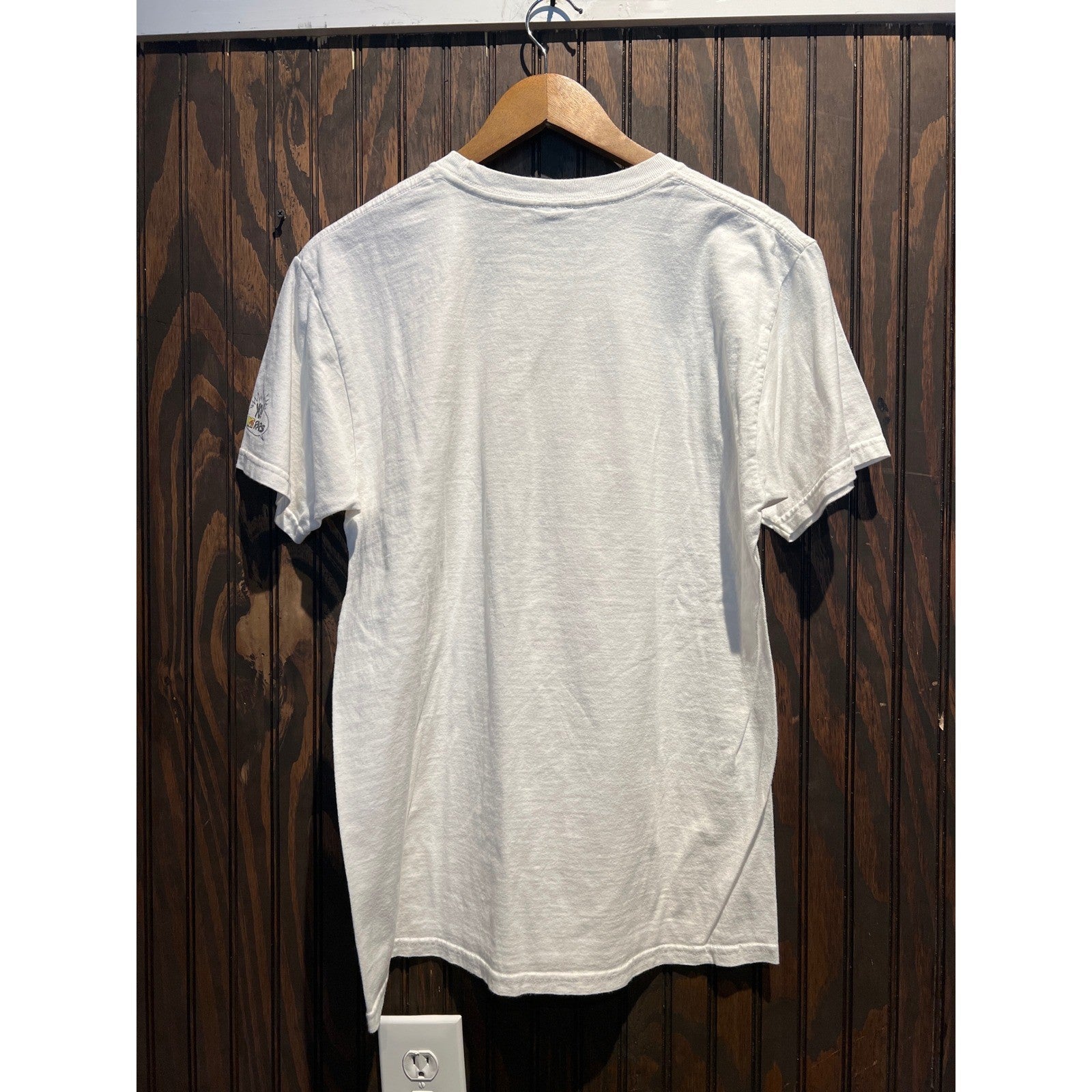 Stussy x Yo MTV Raps Queen Latifah White Graphic T-Shirt Mens Medium