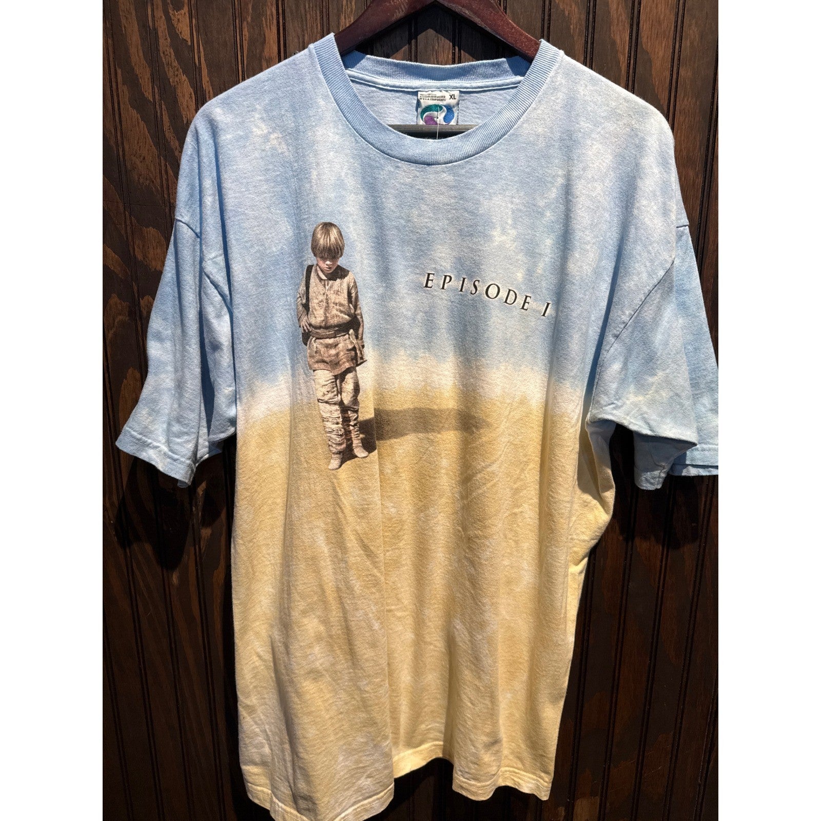 Vintage 1999 Star Wars Episode I Anakin Skywalker Shirt XL Phantom Menace