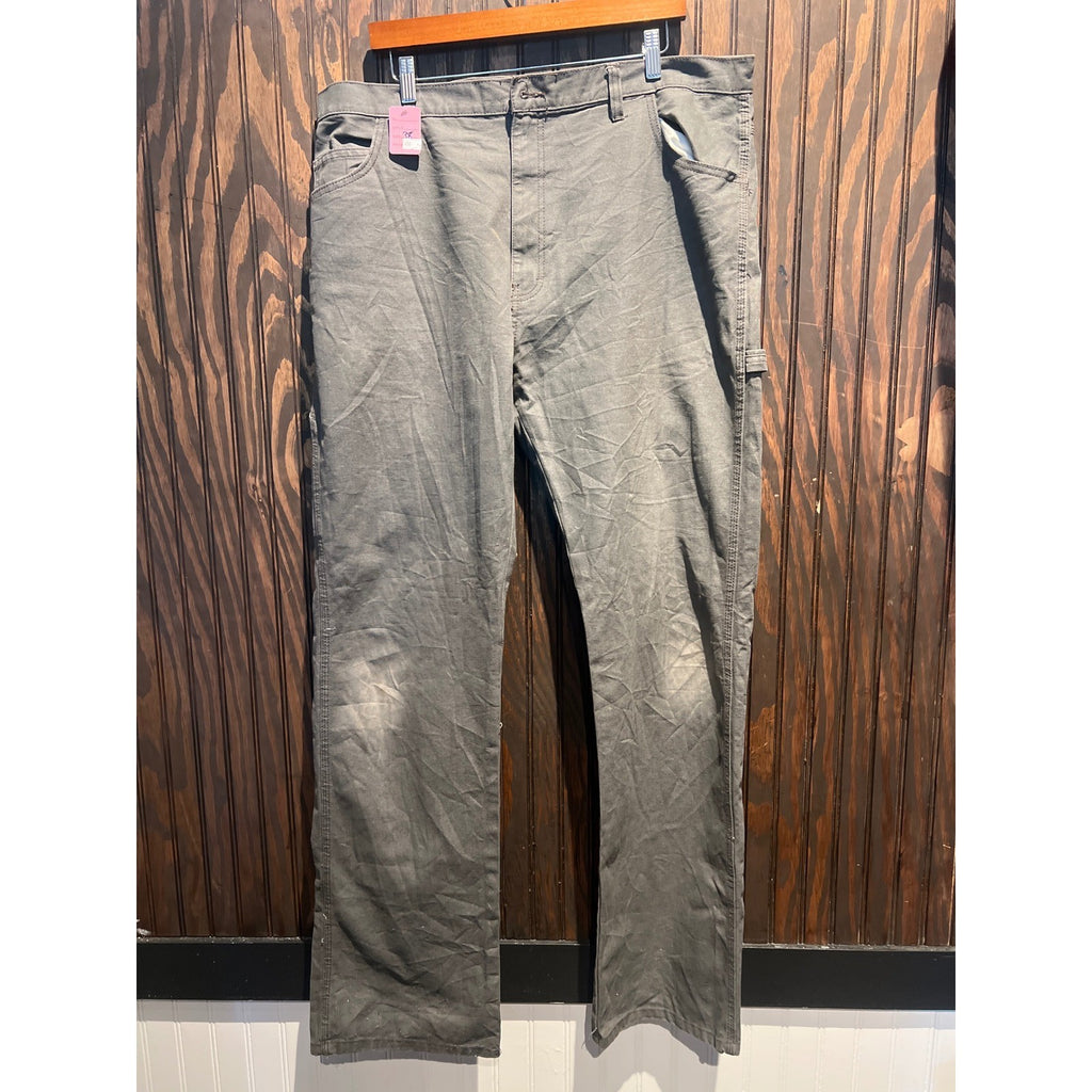 Carhartt Mens Relaxed Fit Straight Leg Carpenter Pants Gray Utility 40x32