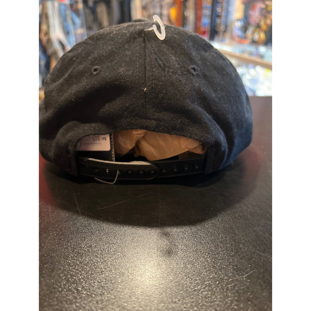 Star Wars Embroidered Logo Snapback Hat Black Adjustable Flat Brim Cap