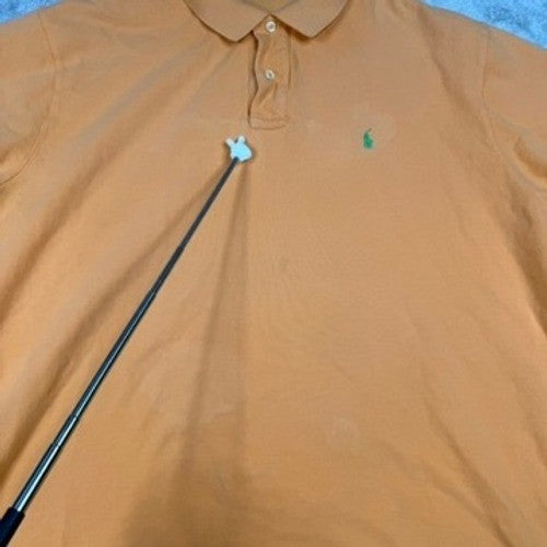 Polo Ralph Lauren Orange Short Sleeve Polo Shirt XXLarge Embroidered Logo