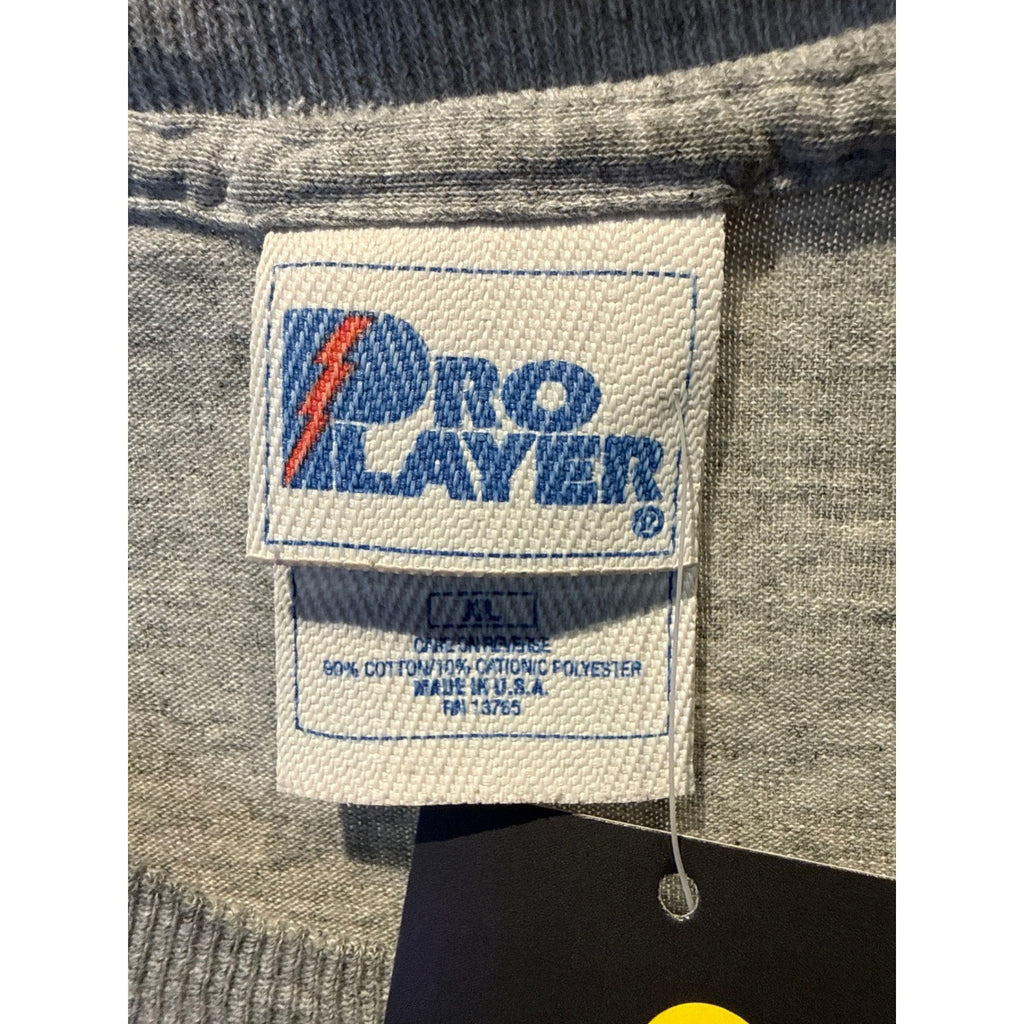 Vintage Pro Player Chicago Bulls Eastern Conference Gray T-Shirt NBA Mens XL