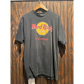 Vintage Hard Rock Cafe Las Vegas T-Shirt Black Graphic Tee Mens XL 22x29