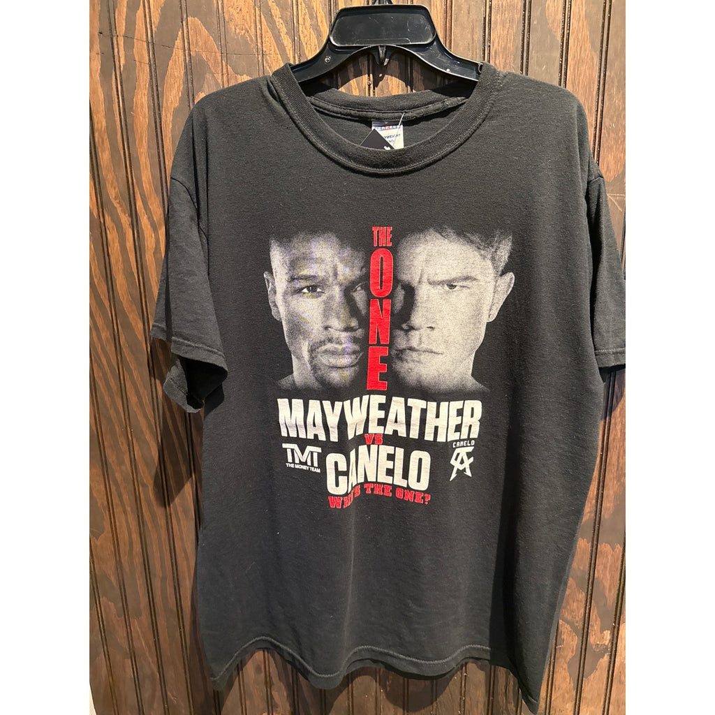 Floyd Mayweather vs Canelo Alvarez The One Boxing Graphic T-Shirt XL Black