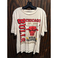 Chicago Bulls NBA Champions Eastern Conference Graphic T-Shirt Cream Mens XL