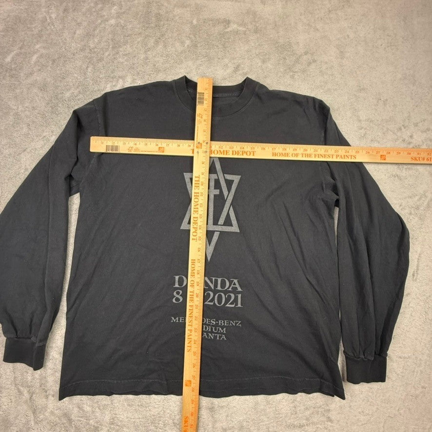 Kanye West DONDA 8 5 2021 Long Sleeve T Shirt Mercedes Benz Stadium Atlanta