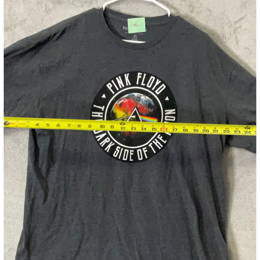 Pink Floyd The Dark Side of the Moon Graphic T Shirt Mens XL Gray Concert Tour