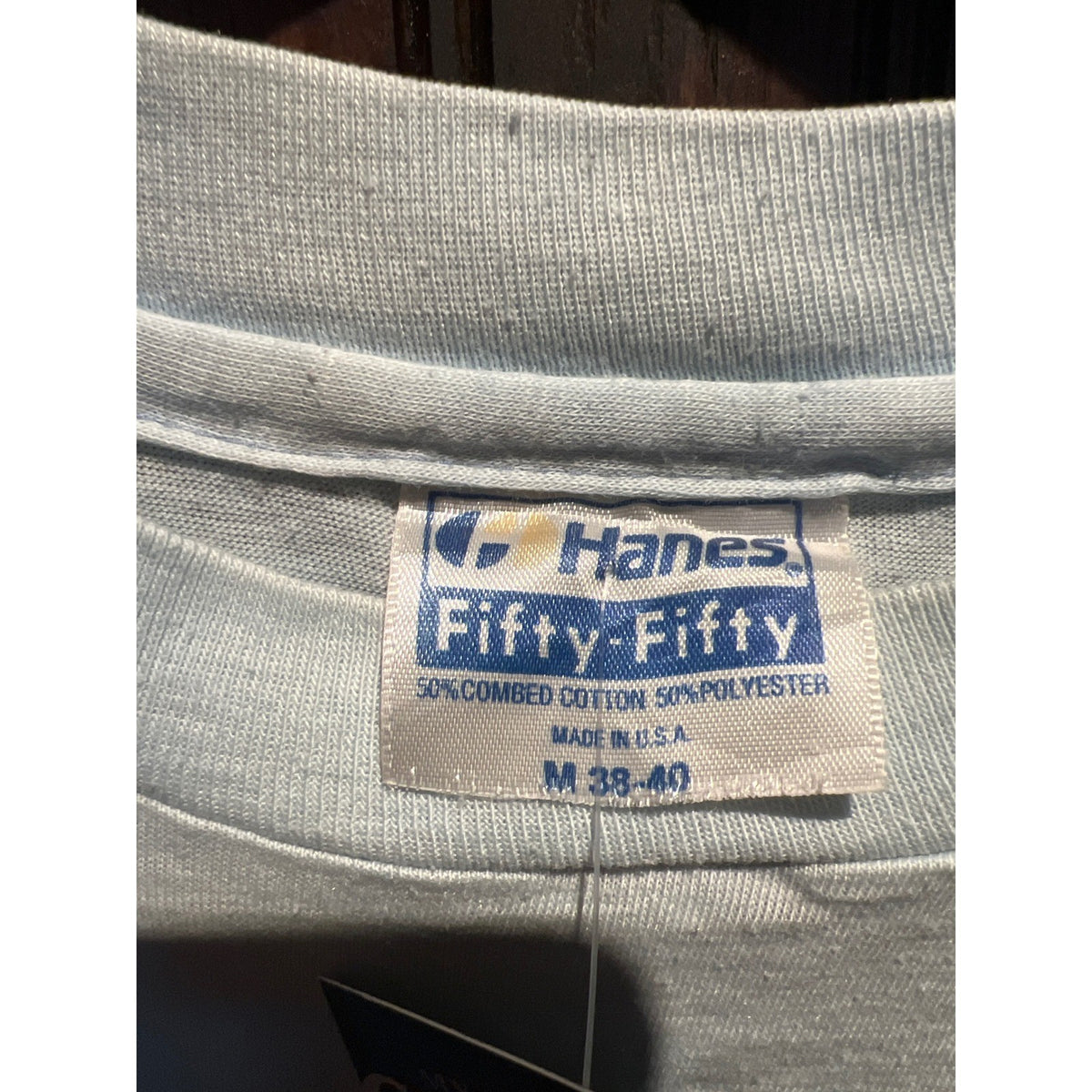 Vintage Post Cereal T-Shirt Light Blue Single Stitch Graphic Tee 19x24