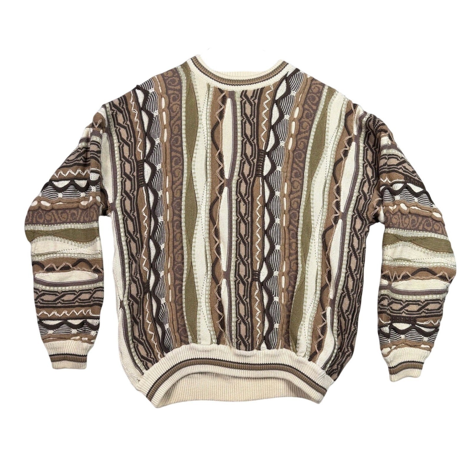 Coogi Style Sweater by The Executive New York Mens L Cotton Knit Casual