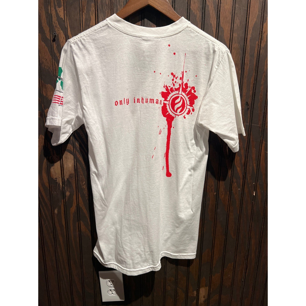 Sonic Syndicate Band T-Shirt White Nuclear Blast Records Graphic Tee Mens M