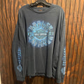 Harley-Davidson Mens Long Sleeve Graphic T-Shirt Blue 1903 Logo Faded Black 2XL