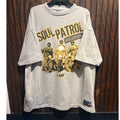 Vintage ENYCE Soul Patrol Graphic T-Shirt Mens XL Grey 90s Hip Hop Streetwear