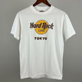 Vintage Hard Rock Cafe Tokyo T-Shirt Mens White Single Stitch 90s Graphic Tee