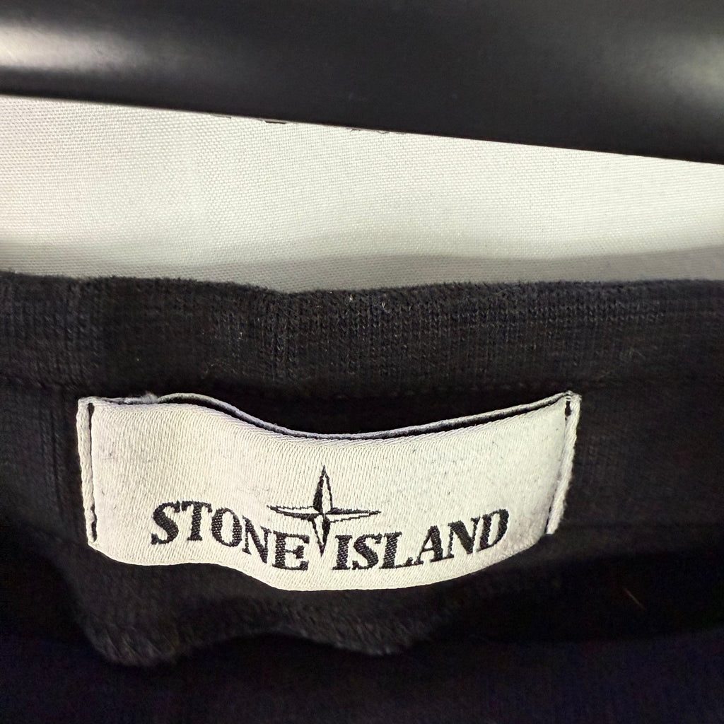 Stone Island Black Cargo Jogger Sweatpants Mens
