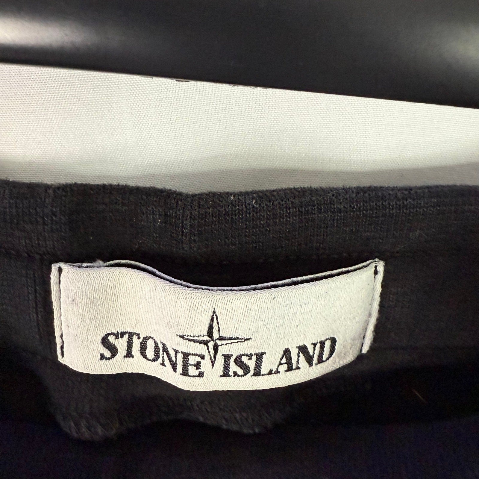 Stone Island Black Cargo Jogger Sweatpants Mens