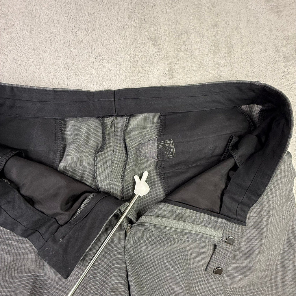 Hugo Boss Mens Grey Textured Two Button Wool Blend Suit Blazer Trousers Set