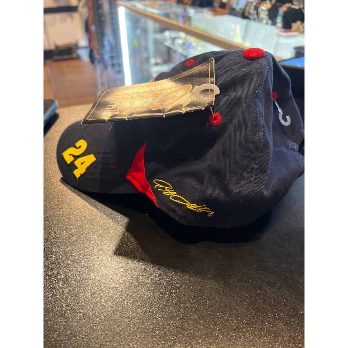 Jeff Gordon DuPont Motorsports 24 NASCAR Racing Hat Navy Blue Adjustable Cap