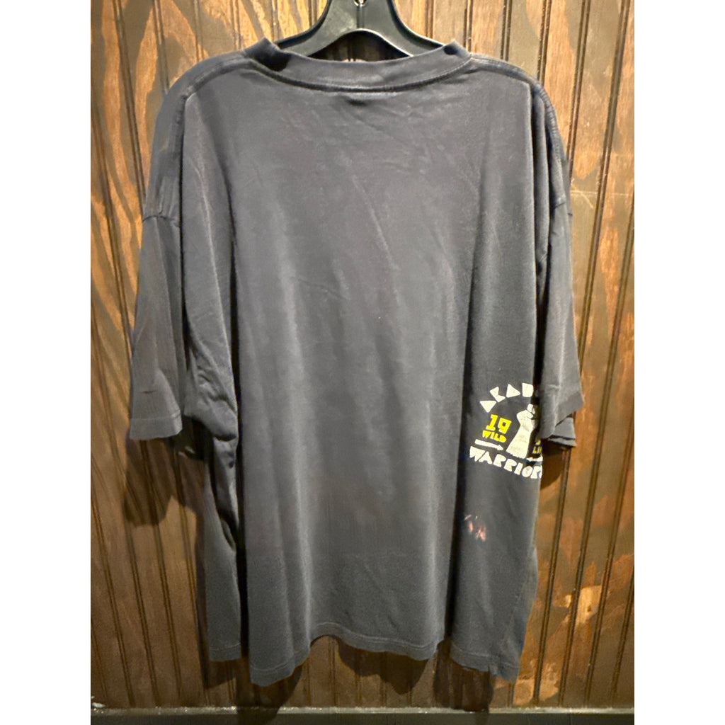 Vintage Akademiks Jeanius Level Products TShirt Mens Black Graphic Tee 2XL 26x31