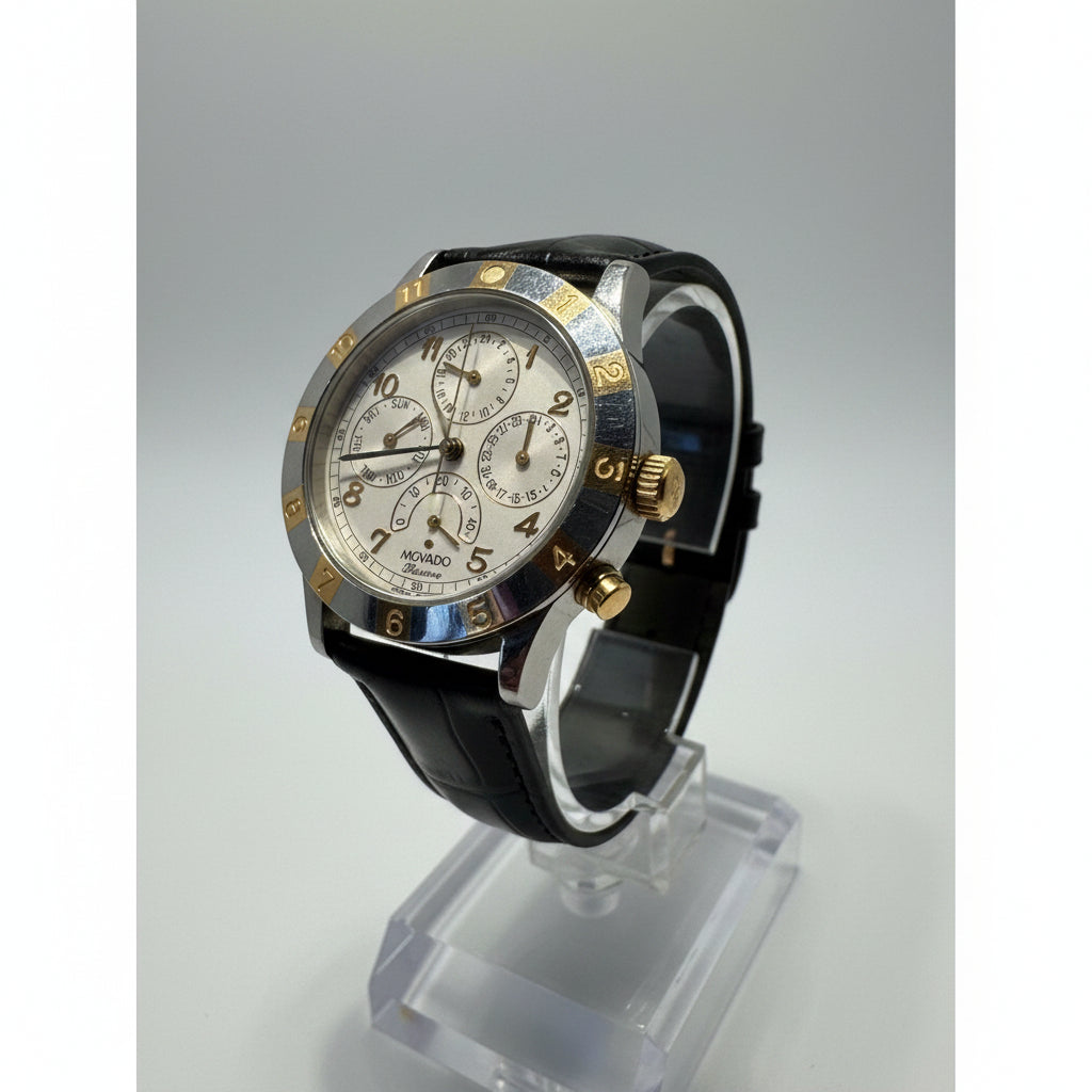 Movado Reserve De Marche Tempomatic 1881 Automatic Watch 96.D8.880 Two-Tone Swis