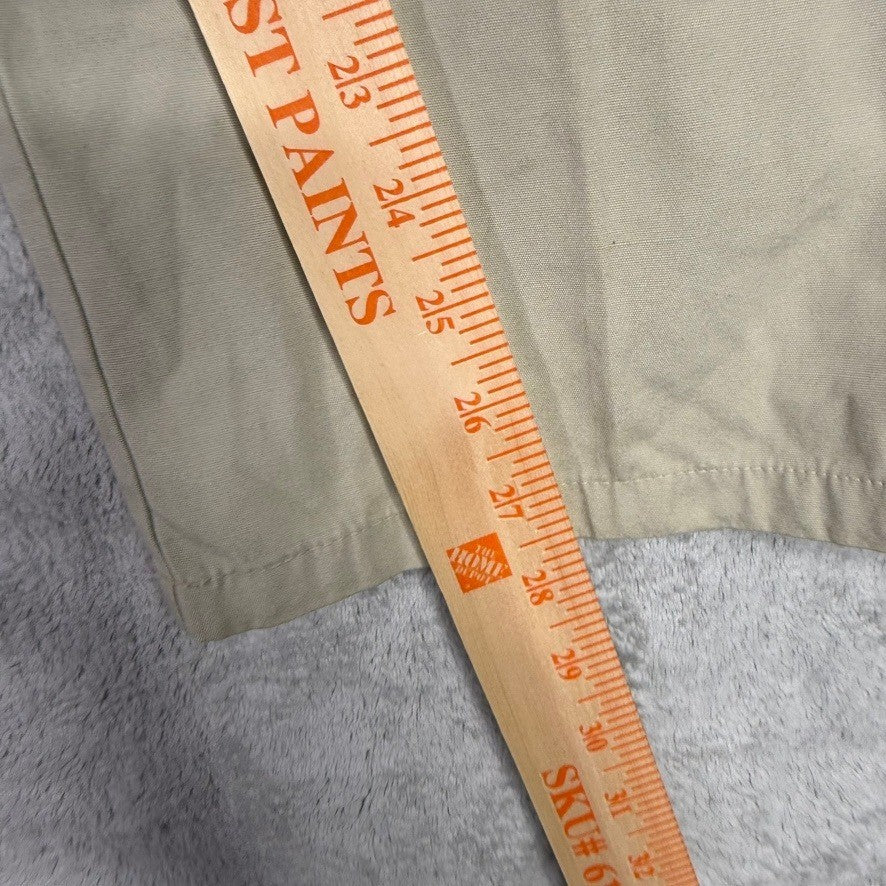ORVIS Khaki Cargo Pants Mens Size 34 Cotton Relaxed Fit Outdoor Casual
