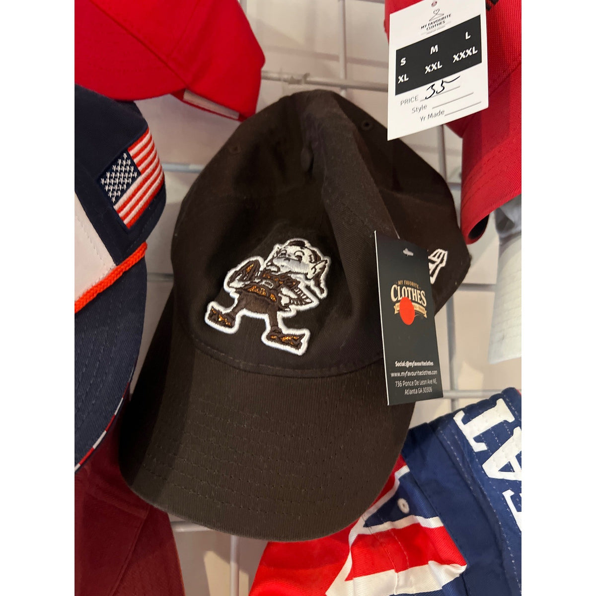 New Era 9TWENTY Cleveland Browns Brownie Elf Adjustable Hat Brown NFL Cap