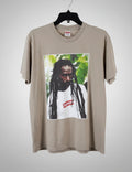 Supreme Buju Banton Photo Tee SS19 Clay Taupe Mens Medium Graphic T-Shirt