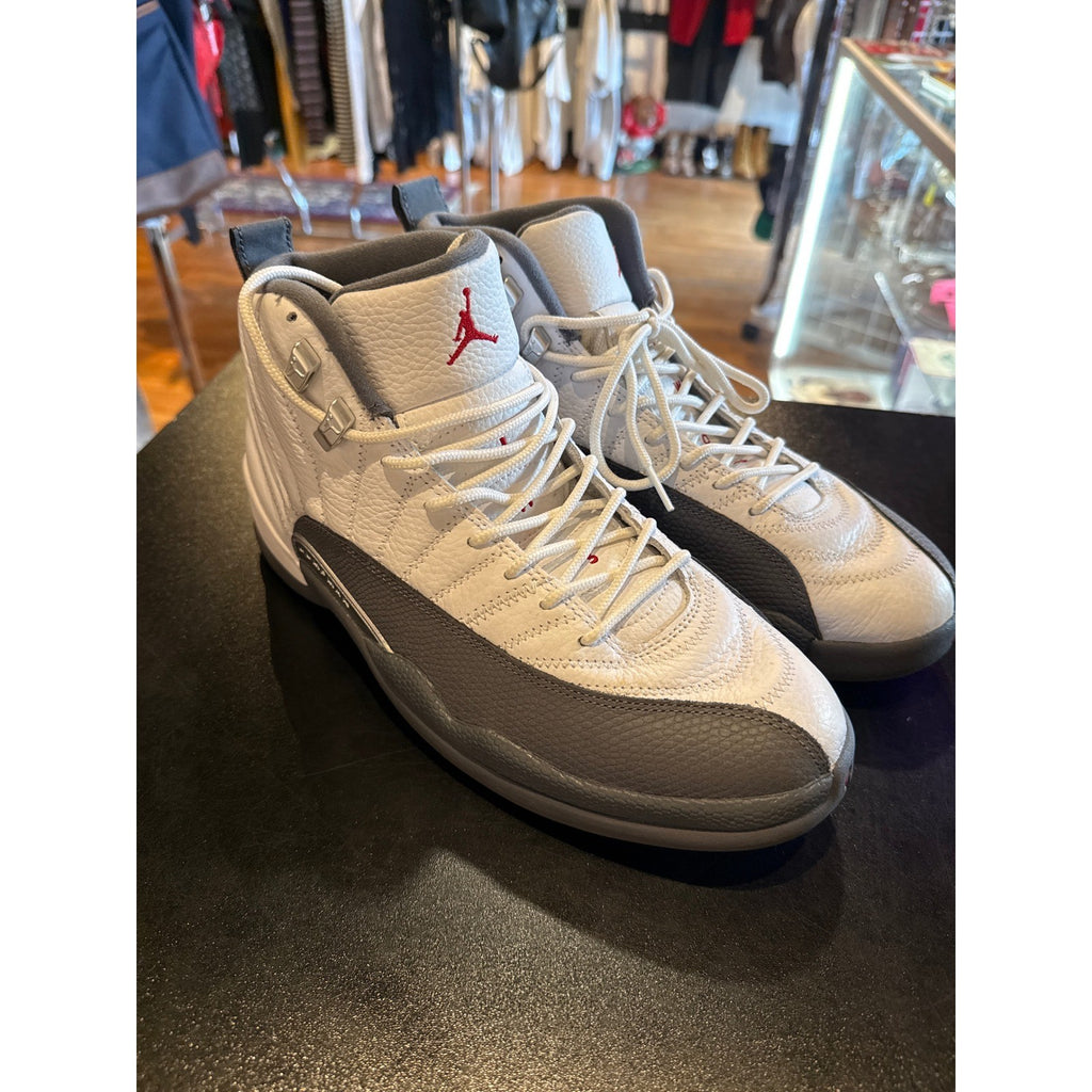 Jordan 12 Retro Stealth White Cool Grey CT8013-015 Mens Basketball Shoes