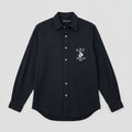 Polo Ralph Lauren Mens Black NYC Boxing Club Embroidered Twill Button Down Shirt