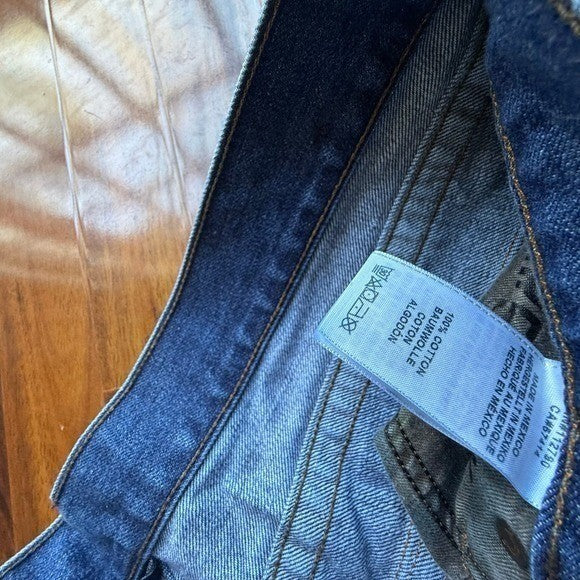 True Religion Mens Straight Leg Distressed Blue Denim Jeans Medium Wash 40