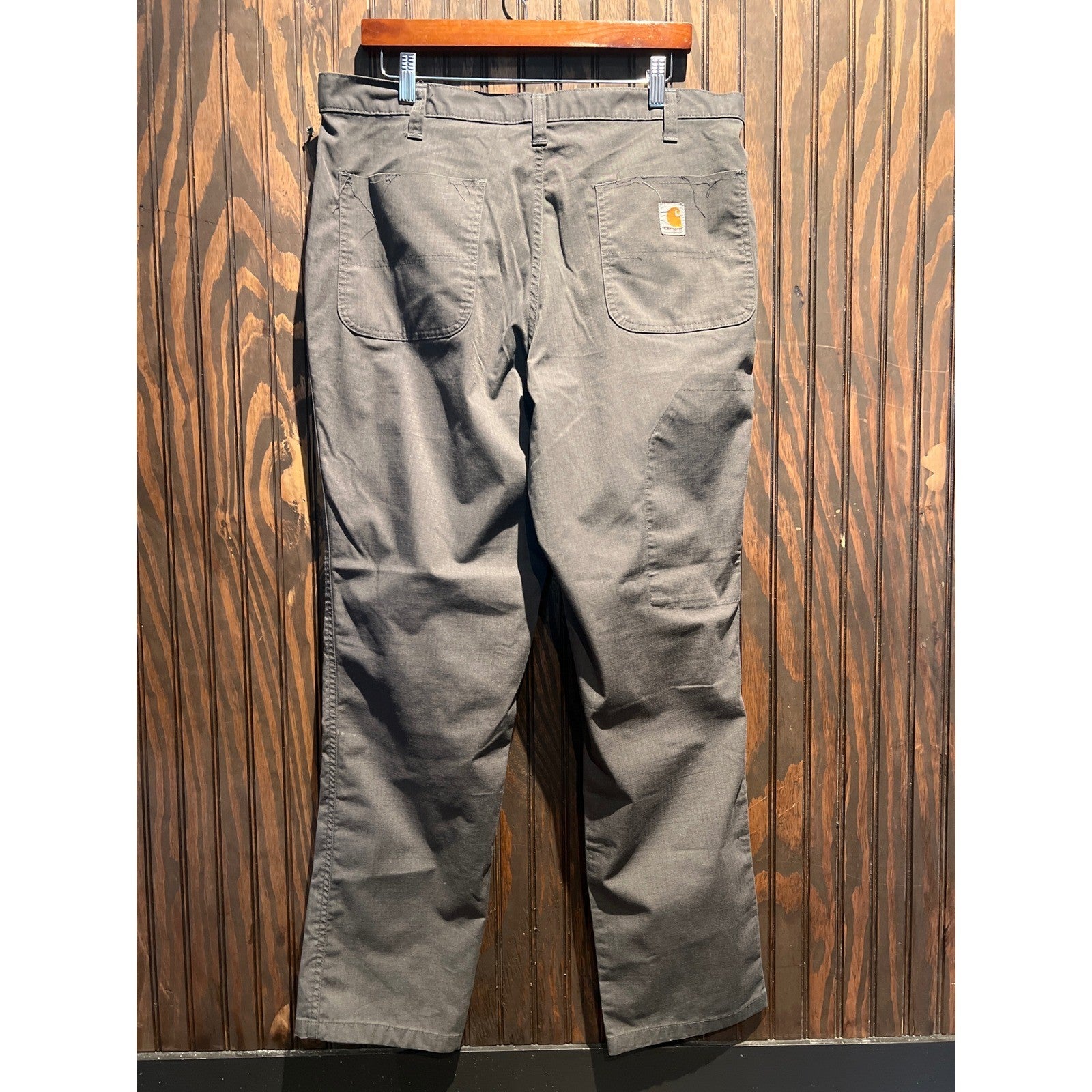 Carhartt Relaxed Fit Work Pants Mens Gray Utility Cargo Workwear Outdoor 18x30