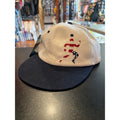 Vintage Champion Atlanta 1996 Olympics Snapback Hat White Navy NBC Runner Cap