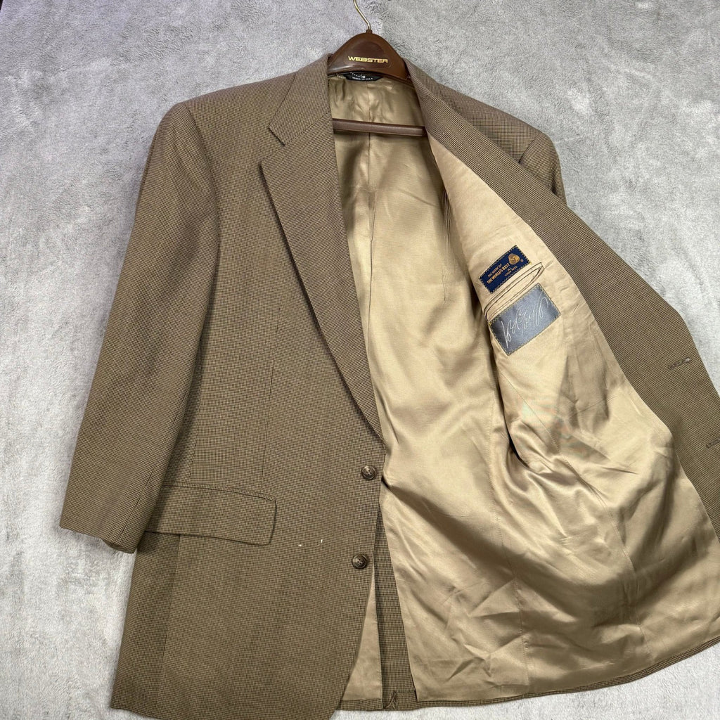 Polo University by Ralph Lauren Men's Tan Blazer Sport Coat Made USA Size 42R
