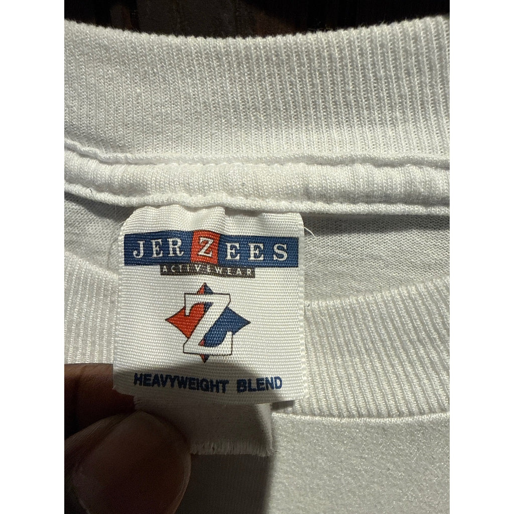 Vintage Jerzees September 11 2001 We Will Not Forget T-Shirt White Large XL