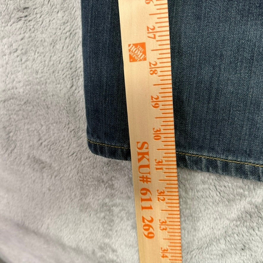 Levi Strauss Co 501 Jeans Mens 42x30 Button Fly Dark Wash Denim Made in Mexico