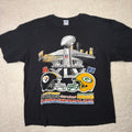 Super Bowl XLV Steelers vs Packers T Shirt Mens 2XL Black Yazbek NFL Football