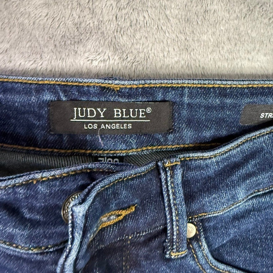 Judy Blue Los Angeles Straight Leg Dark Wash Denim Jeans Size 7 28