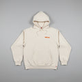 Supreme Te Amo RIP Heart Rose Graphic Hoodie Cream Fleece Lined Size S