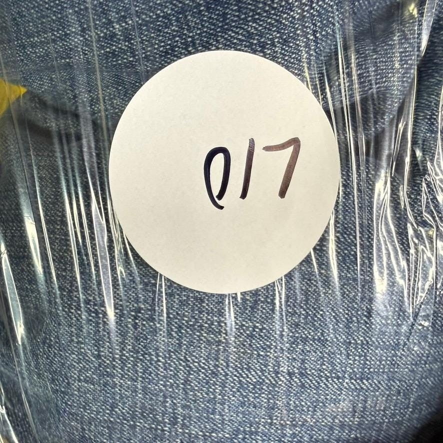 Girbaud Jeans Mens 38x30 Relaxed Fit Carpenter Cargo Denim Pants Yellow Logo