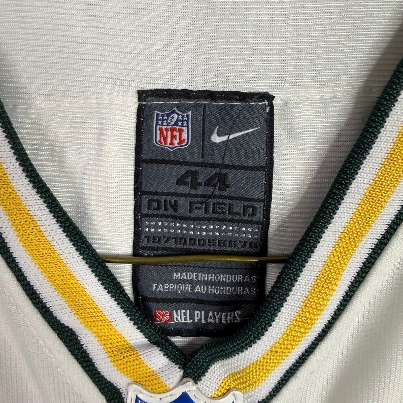 Nike Green Bay Packers Aaron Rodgers 12 NFL Football Jersey Men 44 White