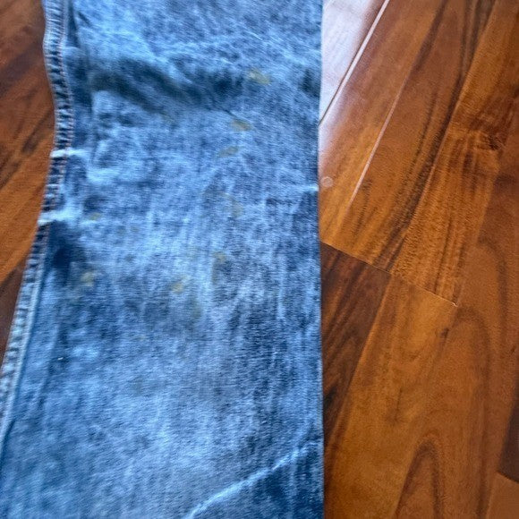True Religion Section Straight Blue Acid Wash Denim Jeans Mens size 40