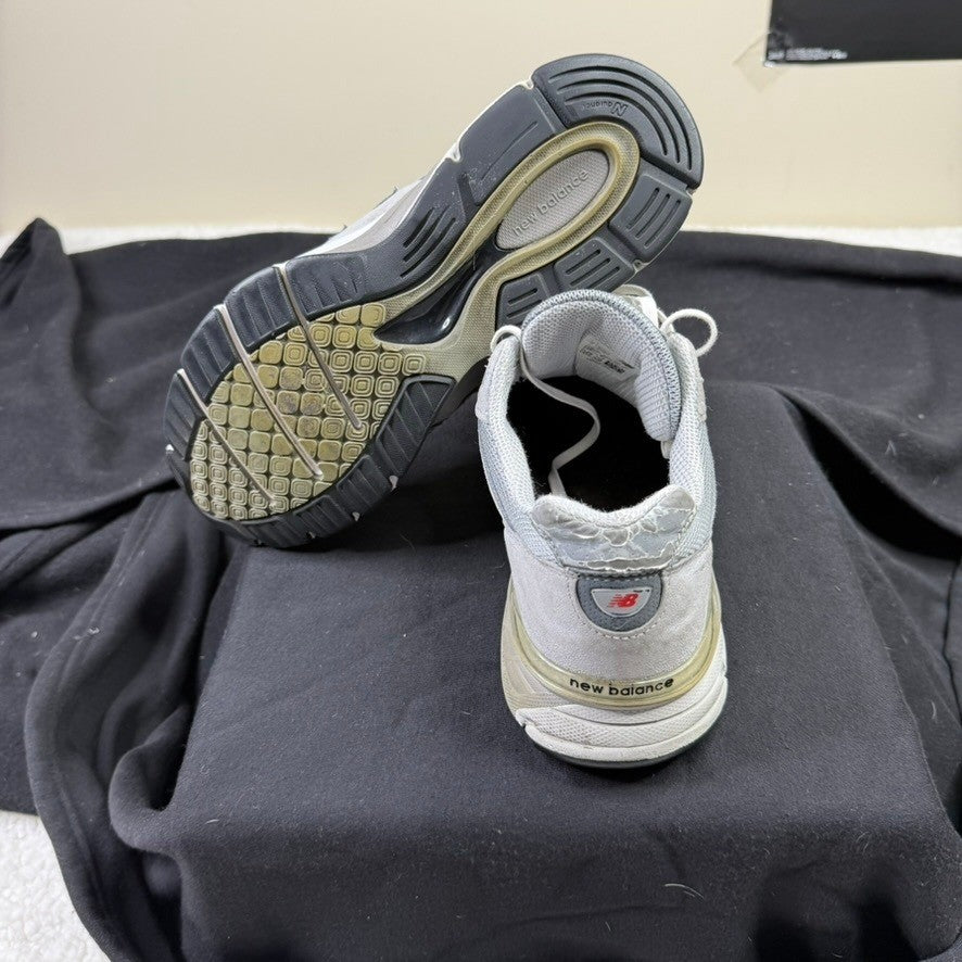 New Balance 990v4 Men's Running Shoes Grey Suede Mesh Size