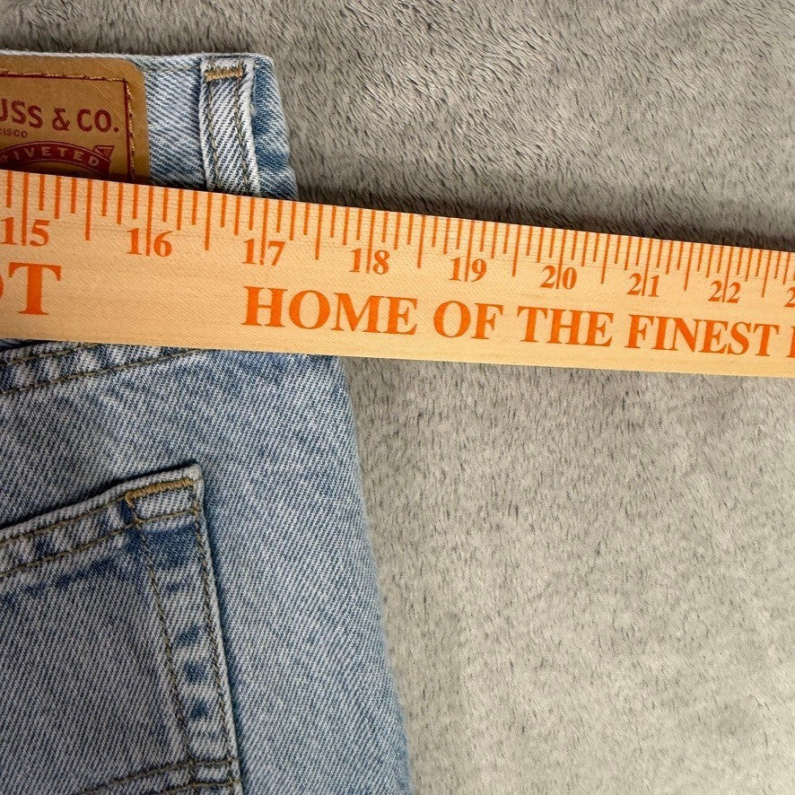 Levi's 94 Baggy Bootcut Jeans Light Wash Denim Size 31