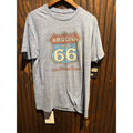 Route 66 Arizona The Mother Road Graphic T-Shirt Heather Blue Mens XL 24x30