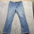 Vintage Levi's L2 White-Tab Baggy-Fit Jeans 36x32 (35x31) Faded Stonewash USA