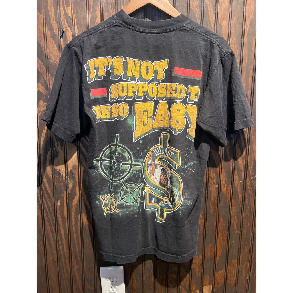 Kevin Durant Seattle SuperSonics Brand Seen Fast Cash Graphic T-Shirt Black S